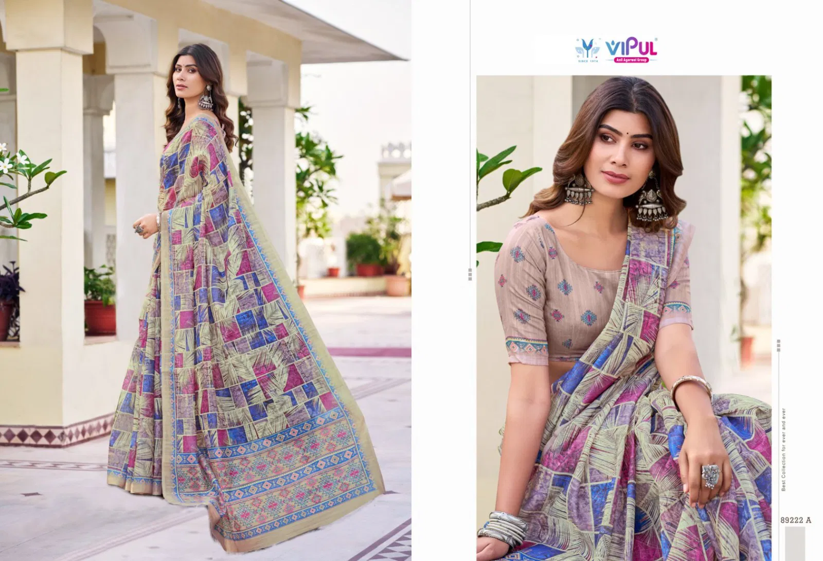 Pratiksha By Vipul Cotton Daily Wear Saree Wholesale Shop In Surat